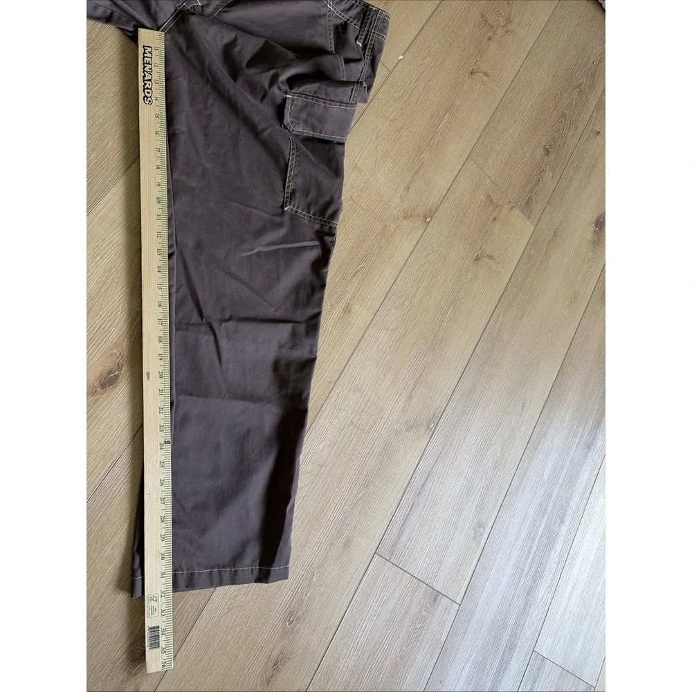 True Religion Jeans Men's Bracken Brown Baggy Cargo Pants Size 36 Y2K NWT